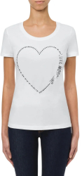 Tricou Dama Love Moschino W4H1909 Alb S INTL 