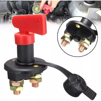 Intrerupator Contact General dimensiune MICA pentru Autoutilitara 12V - 24V cu cheie din plastic 