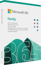 Office 365 Family Home 6 utilizatori / 1 an - Windwos / macOS / iOS / Android 