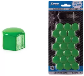 Set capace prezoane 19 mm culoare Verde 