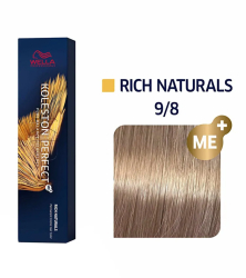 Vopsea de par Wella Professionals Koleston Perfect ME+ Rich Naturals 9/8 Very Light Pearl Blonde 60 ml 