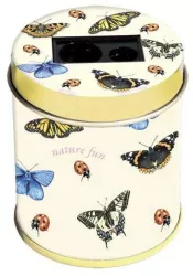 Ascutitoare dubla in cutie de metal Natura Fridolin 