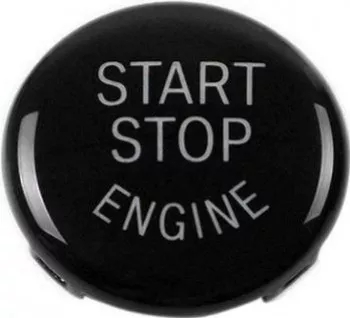Capac buton start stop BMW E60 E61 E90 E91 X1 X3 X5 negru 