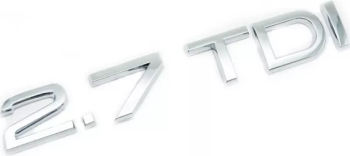 Emblema 2.7 TDI spate portbagaj Audi 