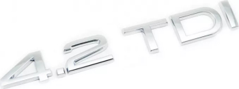 Emblema 4.2 TDI spate portbagaj Audi 