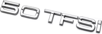 Emblema 5.0 TFSI spate portbagaj Audi 