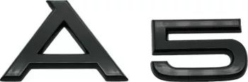 Emblema A5 pentru Audi Negru lucios 