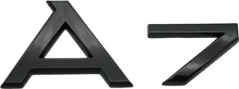 Emblema A7 pentru Audi Negru lucios 