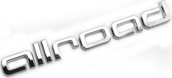 Emblema Allroad Audi spate portbagaj 