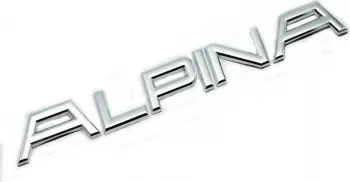 Emblema Alpina spate portbagaj BMW 