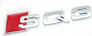 Emblema Audi SQ3 spate portbagaj 
