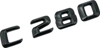 Emblema C 280 Negru pentru spate portbagaj Mercedes 
