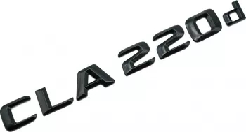 Emblema CLA 220d Negru pentru spate portbagaj Mercedes 