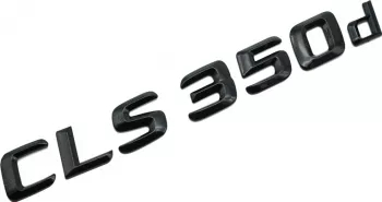 Emblema CLS 350d Negru pentru spate portbagaj Mercedes 