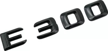 Emblema E 300 Negru pentru spate portbagaj Mercedes 