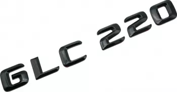 Emblema GLC 220 Negru pentru spate portbagaj Mercedes 