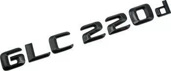 Emblema GLC 220d Negru pentru spate portbagaj Mercedes 
