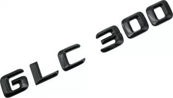 Emblema GLC 300 Negru pentru spate portbagaj Mercedes 