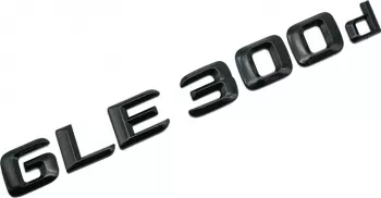 Emblema GLE 300d Negru pentru spate portbagaj Mercedes 
