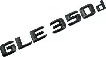 Emblema GLE 350d Negru pentru spate portbagaj Mercedes 