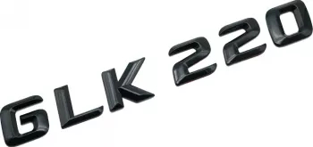Emblema GLK 220 Negru pentru spate portbagaj Mercedes 