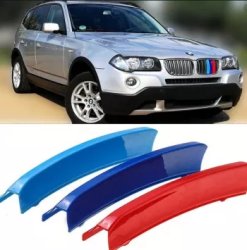 Emblema ornament plastic grila BMW MPower X3 E83 7 bare 2007-2010 