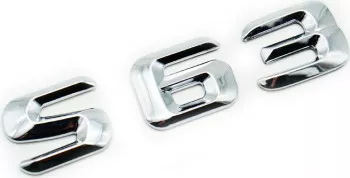 Emblema S 63 pentru spate portbagaj Mercedes 