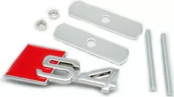 Emblema Sline S4 grila fata Audi 