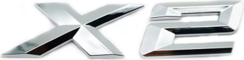 Emblema X2 spate portbagaj BMW 