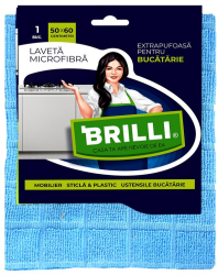Laveta microfibra pentru bucatarie Brilli extra pufoasa 50x60cm 1 bucata/set 
