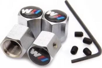 Set 4 capace ventil/valve cu antifurt metalice BMW M 
