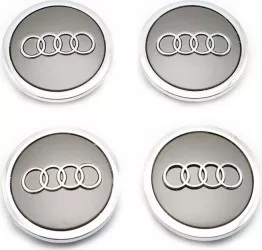 Set 4 capacele roti 69mm pentru jante aliaj Audi 