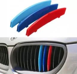 Set emblema ornament plastic grila BMW MPower Seria 5 E60 E61 11 bare 2005-2010 