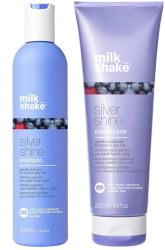 Set pentru neutralizarea tonurilor de galben Milk Shake Silver Shine Sampon 300ml + Balsam 300ml 