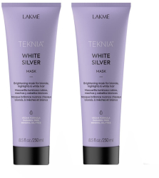 Set pentru par blond Lakme Refresh White Silver Mask 250ml x 2 buc. 