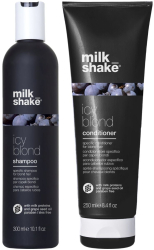 Set pentru par blond Milk Shake Icy Blond Sampon 300ml + Balsam 250ml 