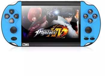 Consola Gameplayer X7s SIKS 8 Gb 1000 De Jocuri Instalate 4.3 Inch Cu Jocuri Incluse Albastru/Gri