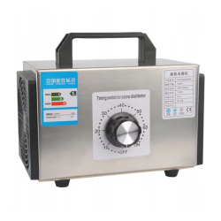 Generator de ozon cu timer si filtru 32G/H Argintiu