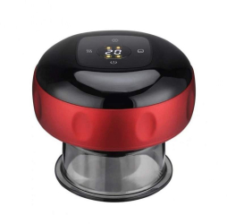 Aparat De Masaj Portabil SIKS 3 in 1 Cu Incalzire Si Vacuum Display LCD Tonifiere Scraping Massager Indepartare Celulita Slabire Ros 