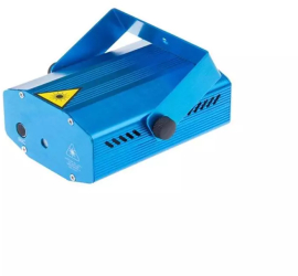 Mini proiector laser cu senzor de sunet SIKS® interior/exterior model puncte albastru 