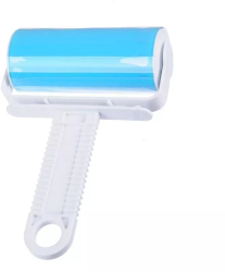 Perie tip rola cu gel pentru curatat haine Gonga® Albastru 