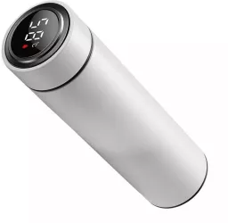 Termos inteligent SIKS® cu termometru 500 ml Alb 
