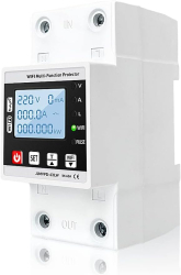Releu monofazic WIFI NeoHGS contor de energie inteligent digital reglabil 63A 230V protectie subtensiune supratensiune suprasarcina 