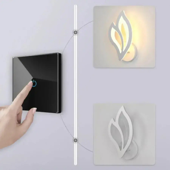 Aplica LED Voaiaj 15W Petala Lumina Rece Calda Neutra Acril si Metal Alb 