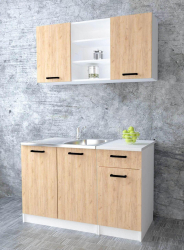 Set bucatarie Anna 120 cm Stejar craft 