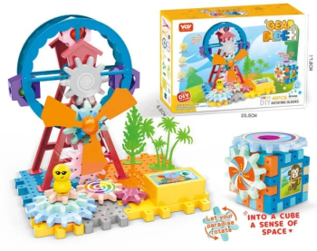 Set de construit Roata Ferris cu baterii 46 DE PIESE Multicolor 3+ 