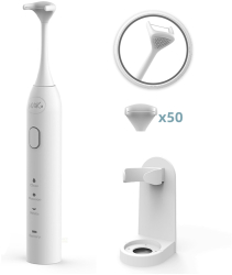 Ata dentara electrica WiiKa cu 3 moduri de curatare 50 capete inlocuibile impermeabila IPX7 si baterie de 2000mAh pentru igiena orala 