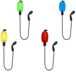 Set 4 swingere FishEdge SGBA cu lant culori rosu galben verde albastru 