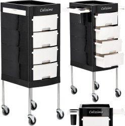 Asistent de coafor cu carucior pe roti pentru vopsire T0165-1 la salonul de infrumusetare dulap cu sertare 