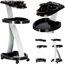 Asistent de coafor cu carucior pe roti pentru vopsire X200 masa pe trepied pentru salonul de infrumusetare 